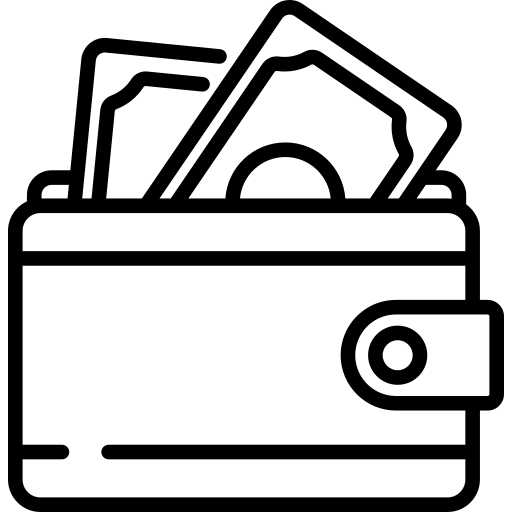 Not driven by profit image of a wallet icon